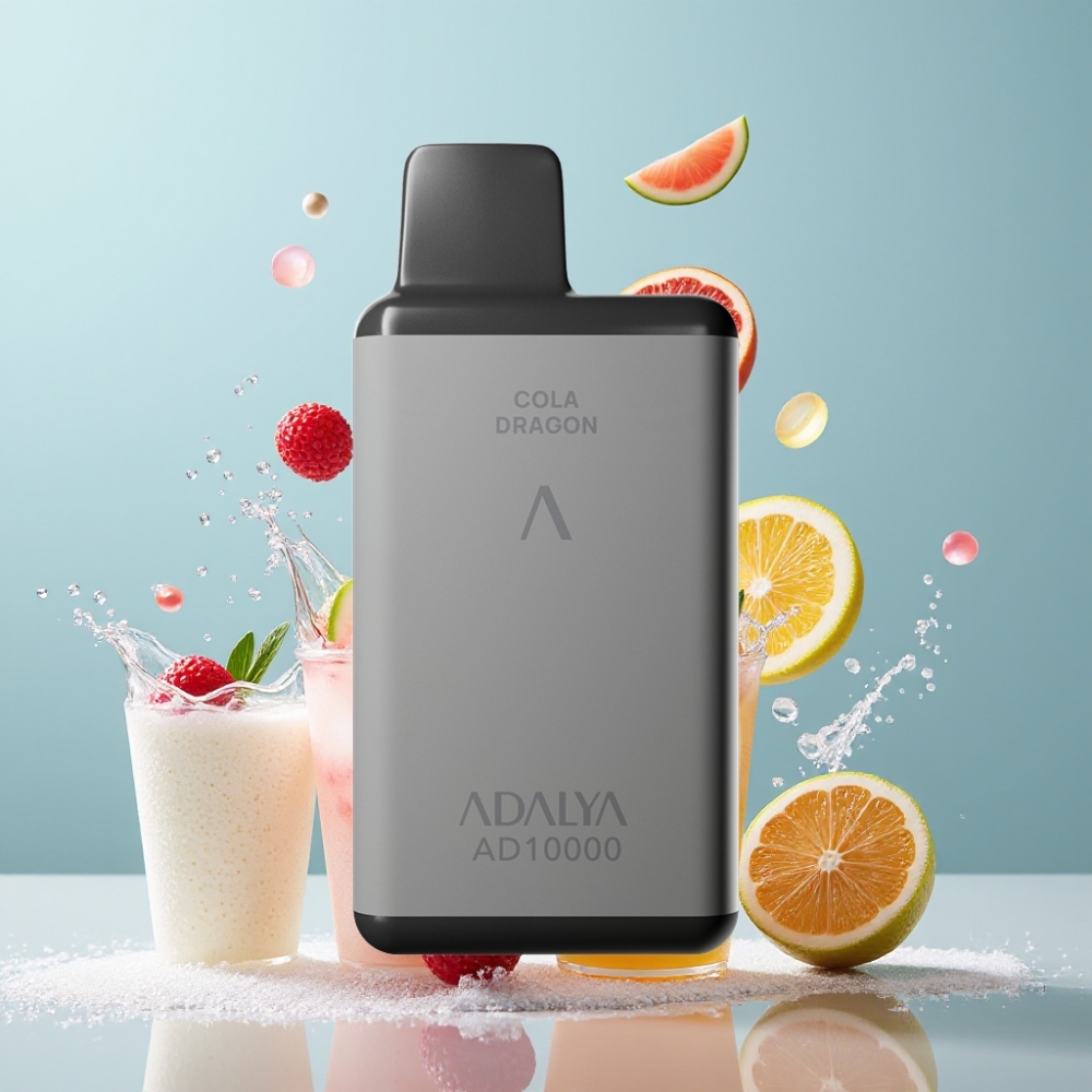 Adalya AD 10000 Puffs Einweg-Vape Space Grau – 14 ml, 2% Nikotin, USB-C, Schweiz Großhandel
