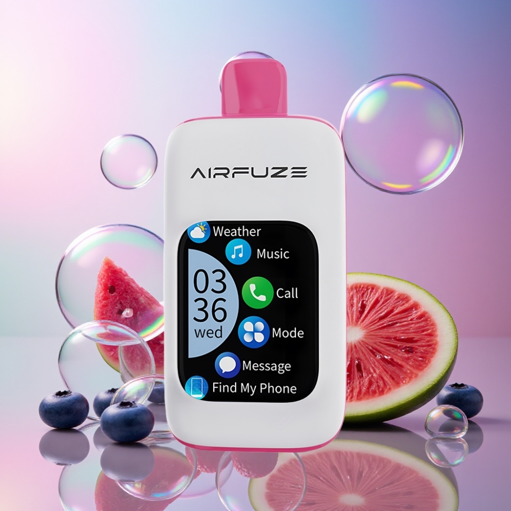 AirFuze Smart 30000 Puffs Disposable Pod Schweiz Großhandel – 5% Nikotin, 900mAh, Type-C, Blaubeere Wassermelone