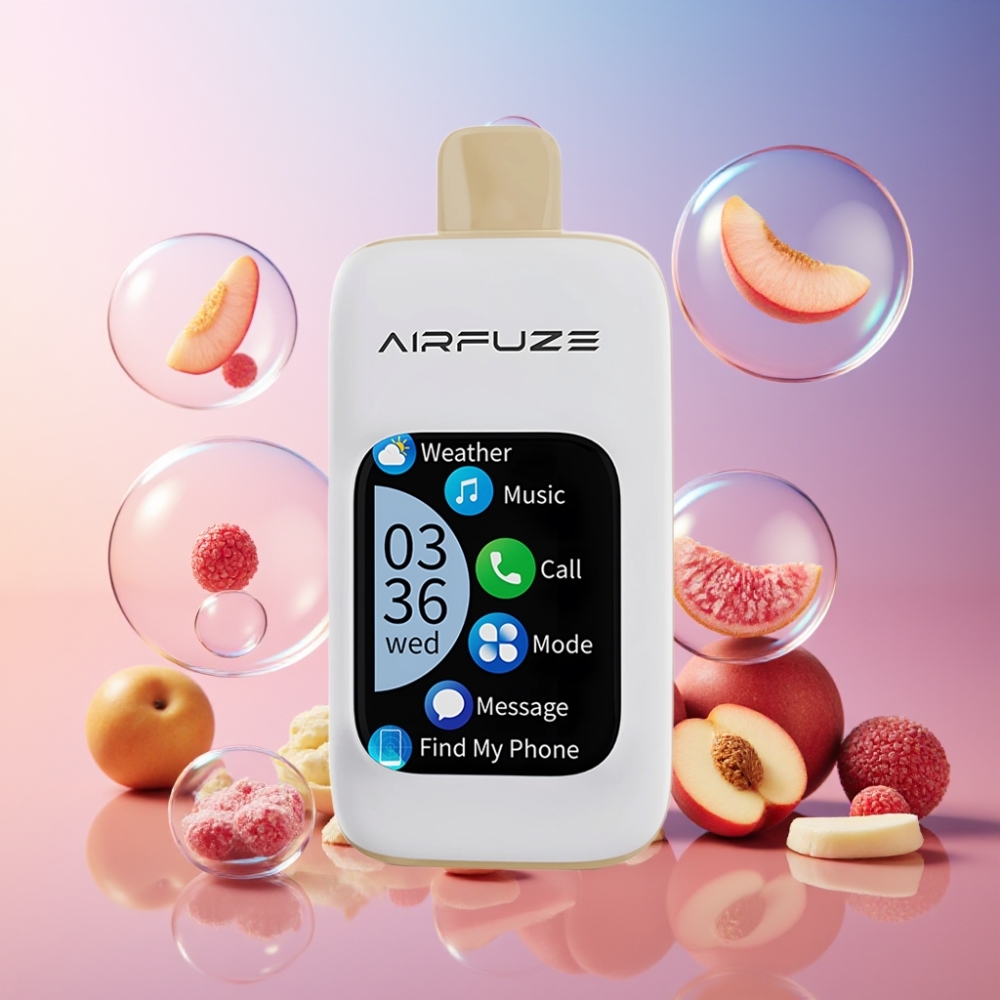 AirFuze Smart Pro 40000 Puffs Einweg-Vape Saftiger Pfirsich - 900mAh, 20ML, 2%/5% Schweiz Großhandel