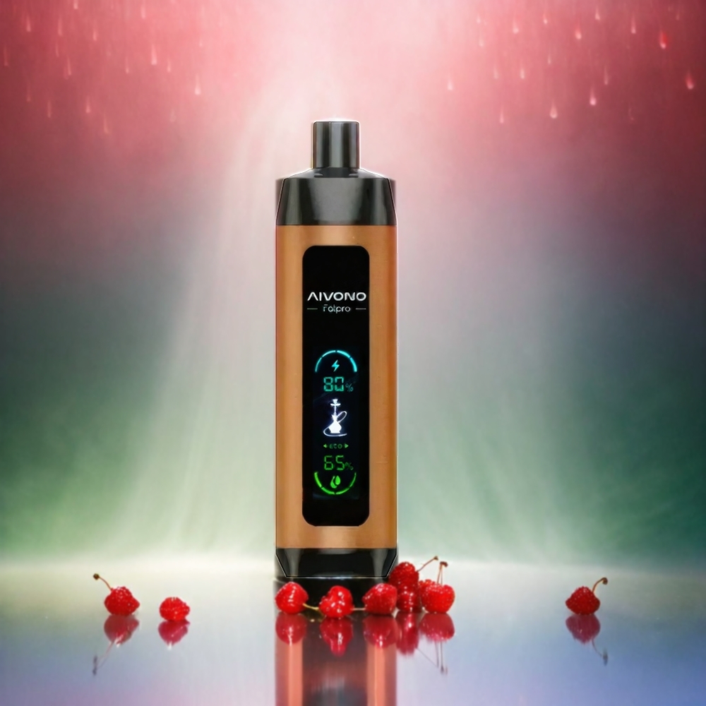 Aivono AIM FATPRO 22000 Puffs Schweiz Großhandel – 22000 Puffs, 28ml, Kirsch-Himbeer, 0%/2%/3%/5% Nikotin, 600mAh, 0.6 Ohm Mesh Coil