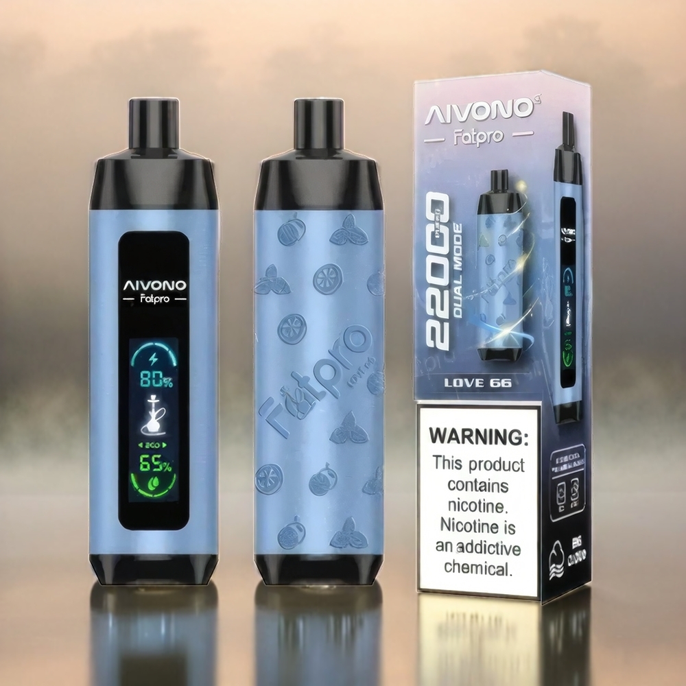 Aivono AIM FATPRO 22000 Puffs Schweiz Großhandel – 28ml E-Liquid, 10 Geschmacksrichtungen, 600mAh, 0,6 Ohm Mesh Coil