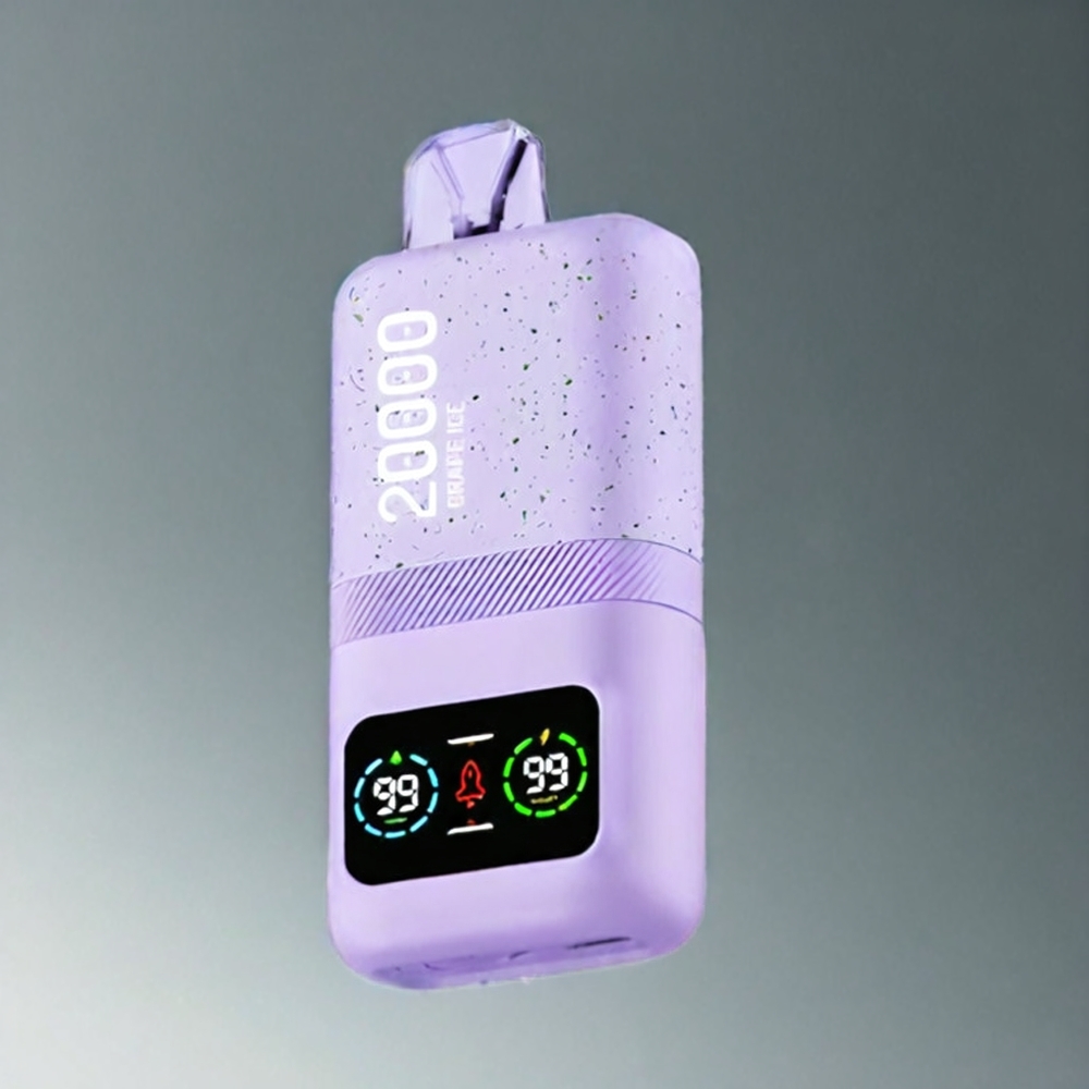 Aivono AIM MAGIC 20000 Puffs 26ml LCD Dual Mesh Coils Type-C Schweiz Großhandel Grape Ice (Trauben-Eis)