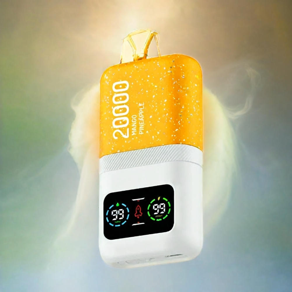 Aivono AIM MAGIC 20000 Puffs Schweiz Großhandel – 20.000 Züge, 26ml E-Liquid, Typ-C, LCD, Mango Ananas Geschmack