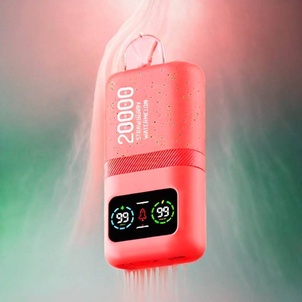Aivono AIM MAGIC 20000 Puffs Schweiz Großhandel – 20.000 Züge, 5% Nikotin, Typ-C, Erdbeer-Wassermelone