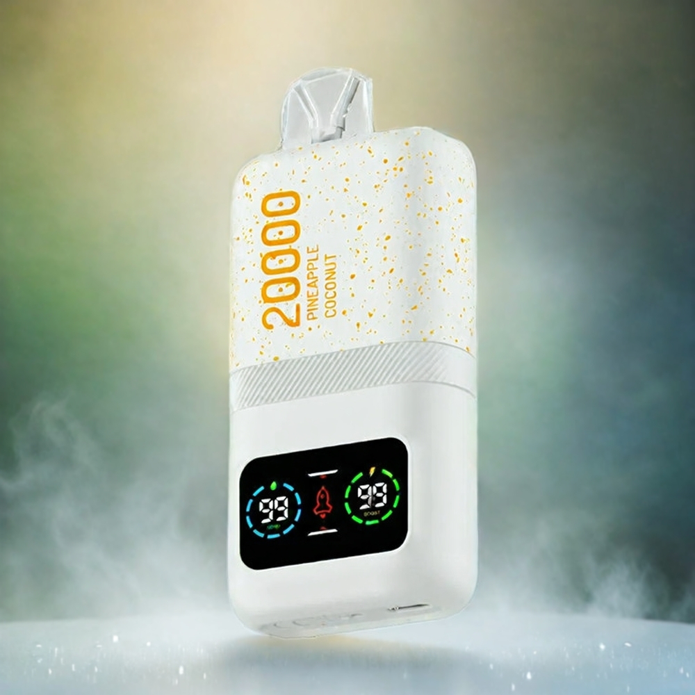 Aivono AIM MAGIC 20000 Puffs Schweiz Großhandel – 26ml E-Liquid, Dual Mesh Coils, LCD-Display Ananas Kokosnuss
