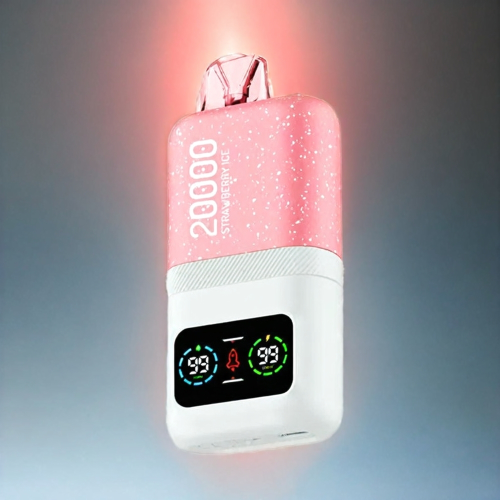Aivono AIM MAGIC 20000 Puffs Schweiz Großhandel – 26ml E-Liquid, Dual Mesh Coils, Typ-C, LCD, 10 Aromen, Erdbeer-Eis