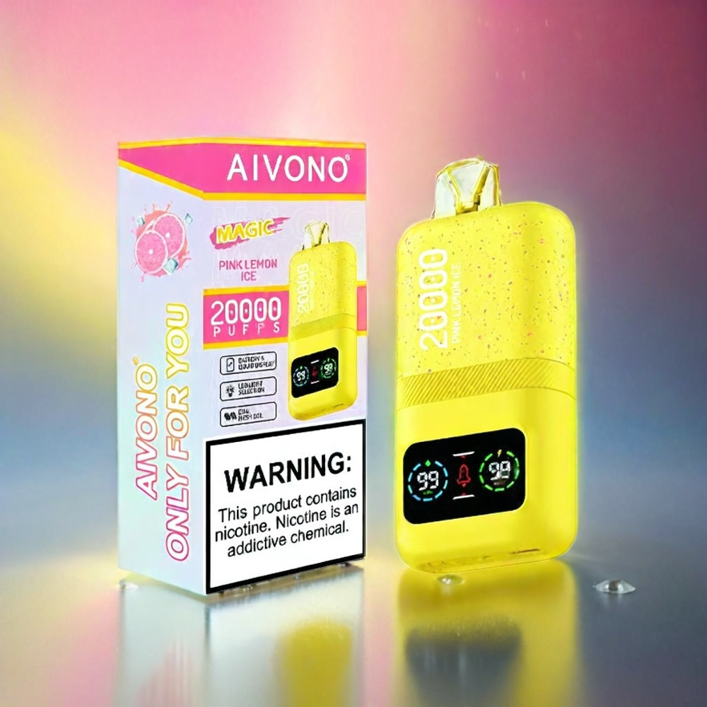 Aivono AIM MAGIC 20000 Puffs Schweiz großhandel – 20.000 Züge, 5% Nikotin, Typ-C, Pink Lemon Ice
