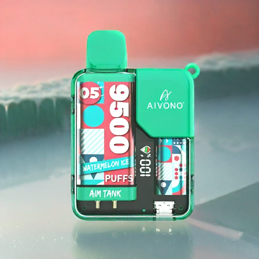 Aivono AIM-TANK 9500 Puffs 18ml 650mAh LCD Wassermelone Eis Schweiz Großhandel
