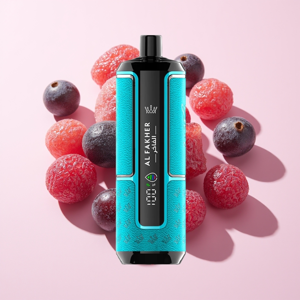 Al Fakher Crown Bar 15K Hypermax Einweg-Vape Kit Schwarze Johannisbeere Eis – 22ml, 600mAh, Typ-C, Schweiz Großhandel