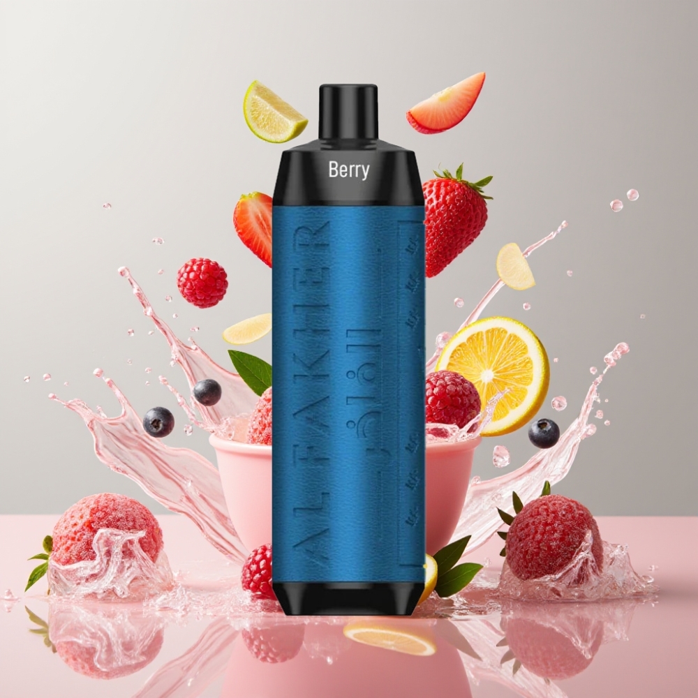 Al Fakher Crown Bar 8000 Crystal Einweg-Vape Beere-Eis – 18ml, 5mg Nikotin, 8000 Züge, Schweiz Großhandel