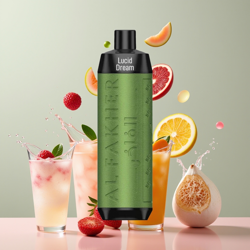 Al Fakher Crown Bar 8000 Crystal Einweg-Vape Luzider Traum – 18ml, 5mg, 8000 Züge, Schweiz Großhandel