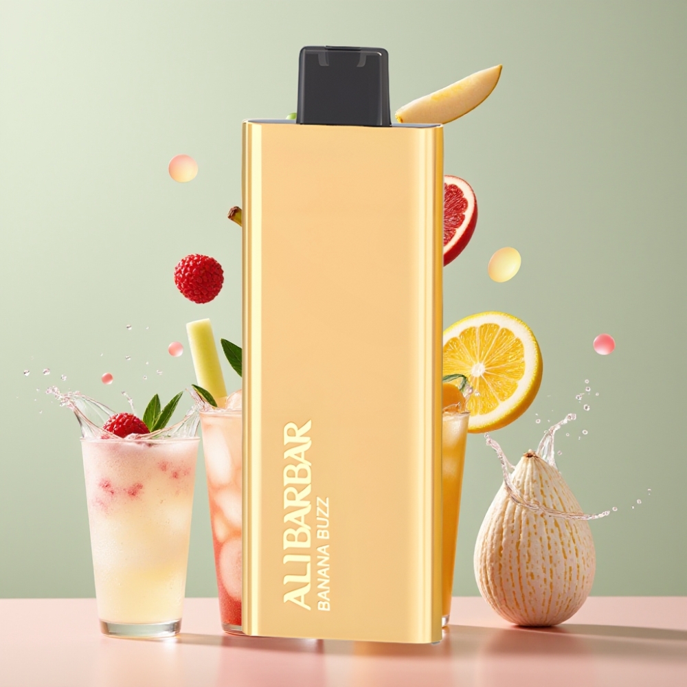 Alibarbar Pandora 7000 Puffs Einweg-Vape Bananenrausch – 17 ml, 1.0 Ohm, Schweiz Großhandel