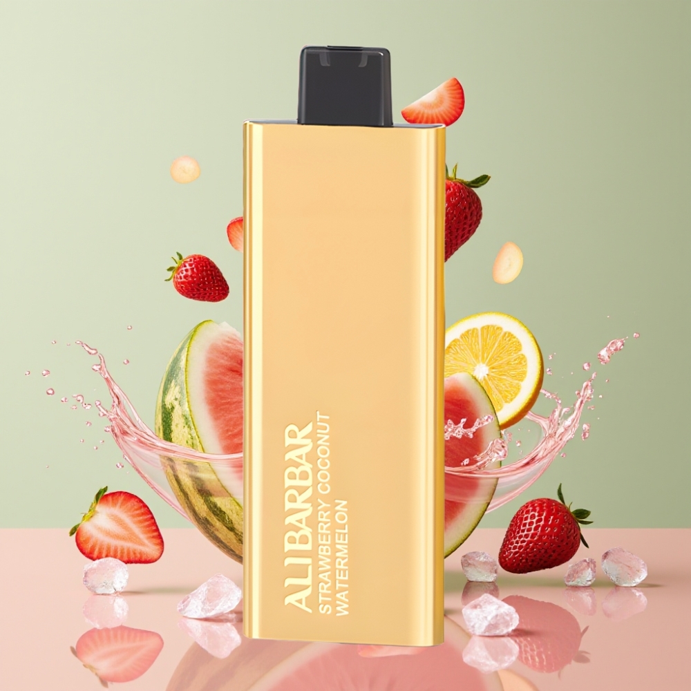 Alibarbar Pandora 7000 Puffs Einweg-Vape Erdbeere Kokosnuss Wassermelone – 17 ml, 7000 Züge, 1.0 Ohm – Schweiz Großhandel