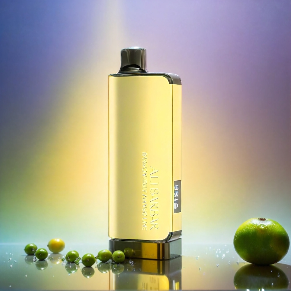 Alibarbar Ingot 9000 Puffs Vape Passionsfrucht Mango Limette Schweiz Großhandel – 22ml E-Liquid, 2350mAh, 9000 Puffs