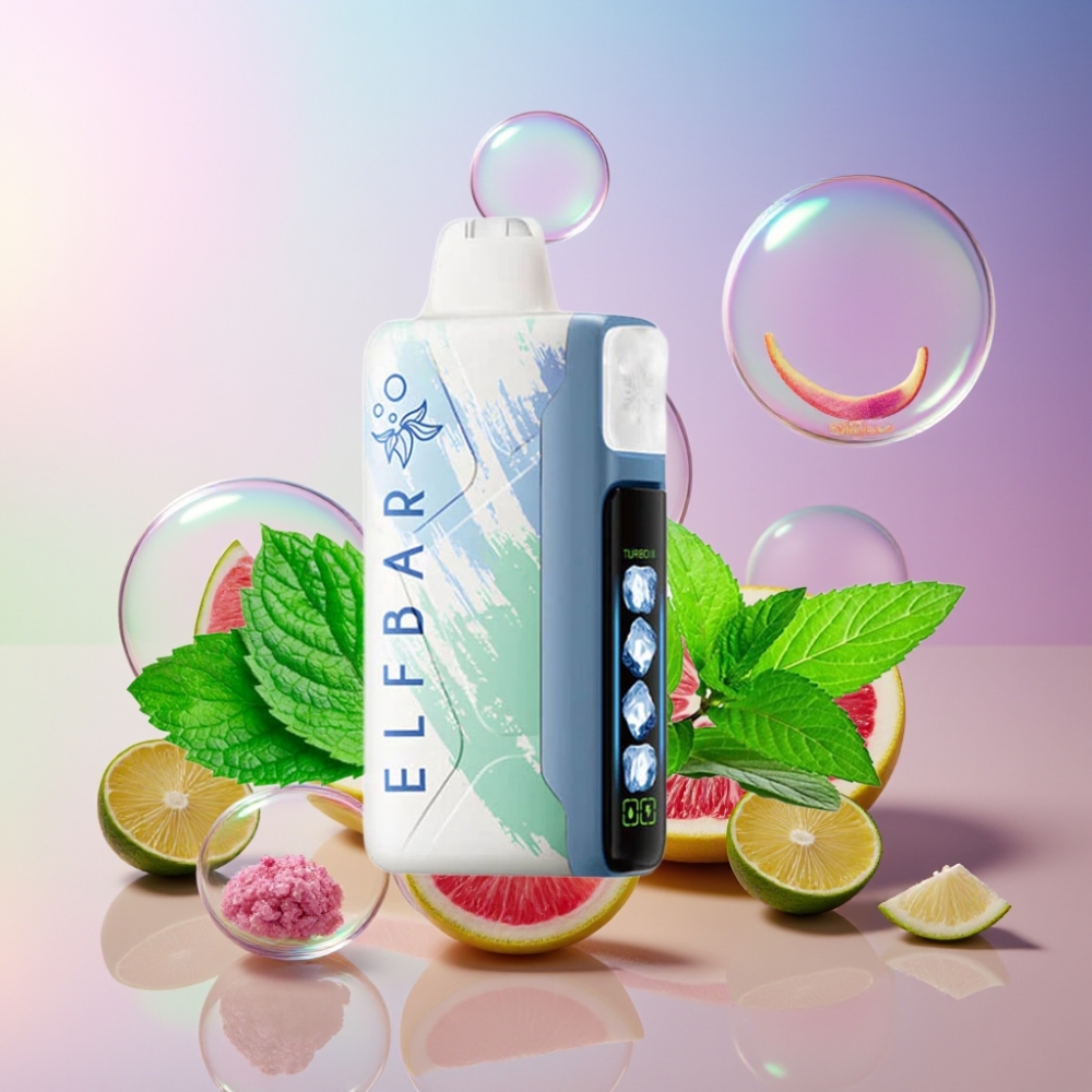 Elf Bar Ice King 40000 Puffs Einweg-Vape Miami Minze – 40.000 Züge, 20ml, 5% Nikotin, Schweiz Großhandel