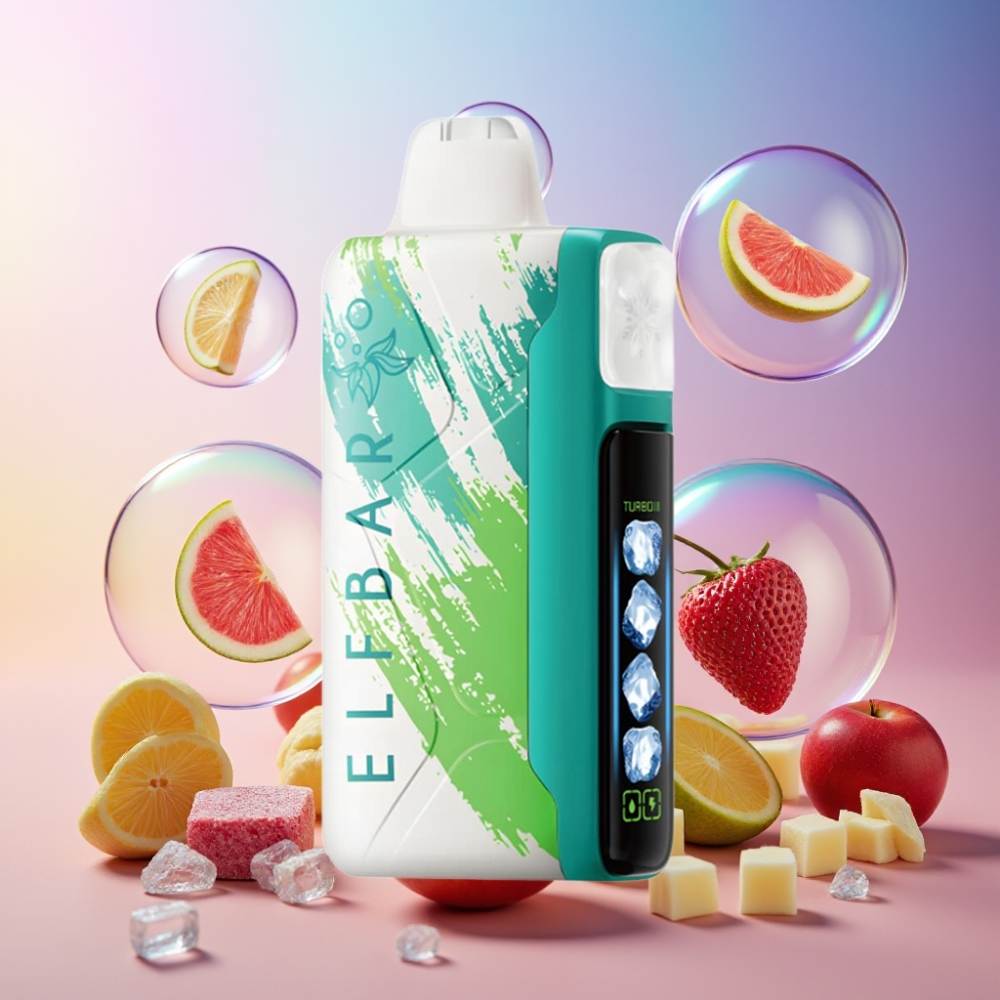 Elf Bar Ice King 40000 Puffs Einweg-Vape Sauergrün-Eis – 40.000 Züge, 20ml, 5% Nikotin, Schweiz Großhandel