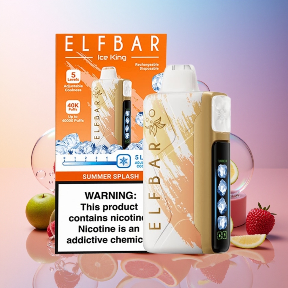 Elf Bar Ice King 40000 Puffs Einweg-Vape Sommerrausch – 20ml E-Liquid, 5% Nikotin, 850mAh Akku, Schweiz Großhandel