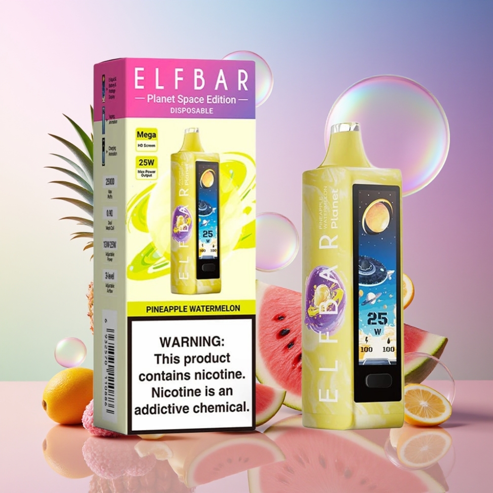 Elf Bar Planet 25000 Puffs Einweg-Vape Ananas Wassermelone 5% 18ml 800mAh Schweiz großhandel