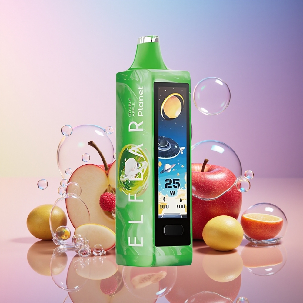 Elf Bar Planet 25000 Puffs Einweg-Vape Doppelapfel 18ml 800mAh 5% Schweiz Großhandel