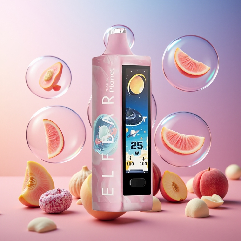 Elf Bar Planet 25000 Puffs Einweg-Vape Pfirsich+ (5% Nikotin, 18ml, 800mAh) Schweiz großhandel