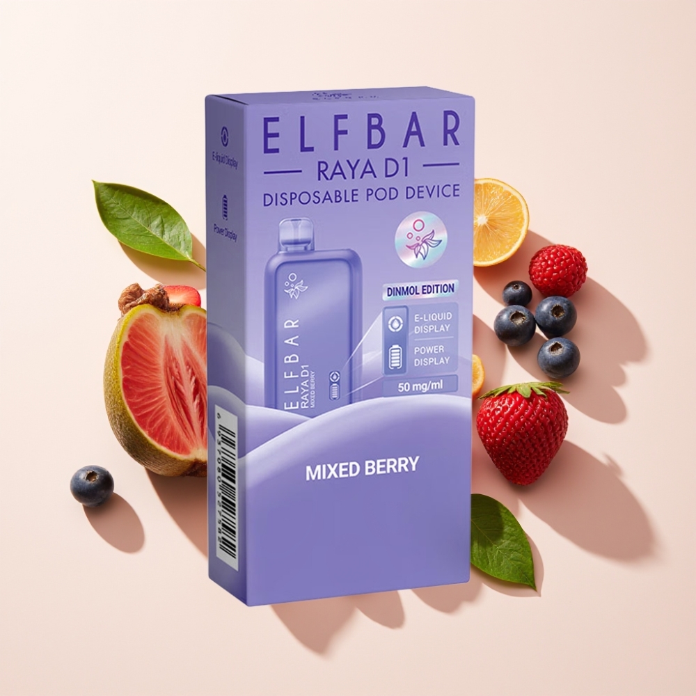 Elf Bar Raya D1 13000 Puffs Einweg-Vape - Mischbeere, 18ml, 650mAh, Schweiz großhandel