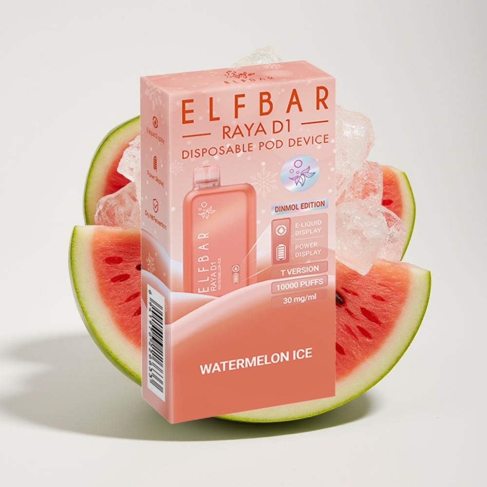 Elf Bar Raya D1 13000 Puffs Einweg-Vape Wassermelone Eis, 18ml, 650mAh, 50mg, Schweiz großhandel