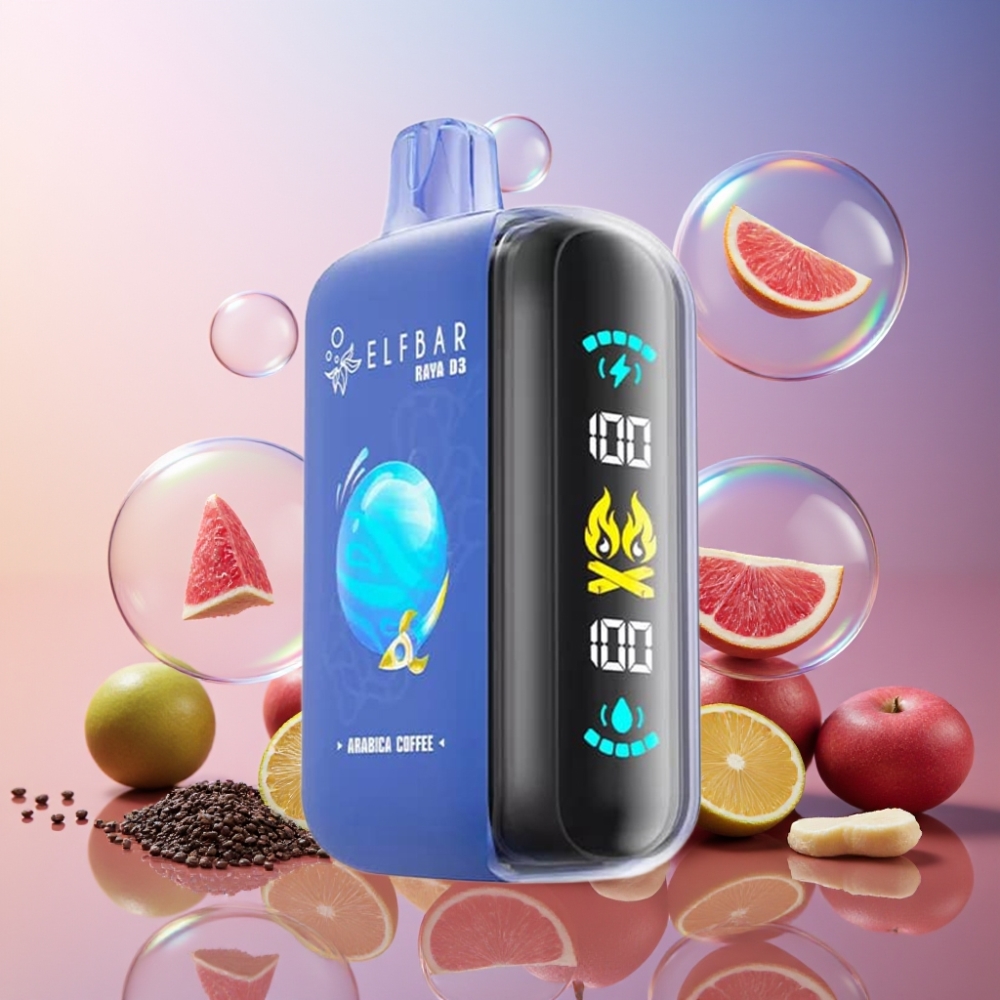 ELF BAR RAYA D3 25000 Puffs Einweg-Vape Arabica Kaffee 23ml 5% Nikotin Schweiz Großhandel