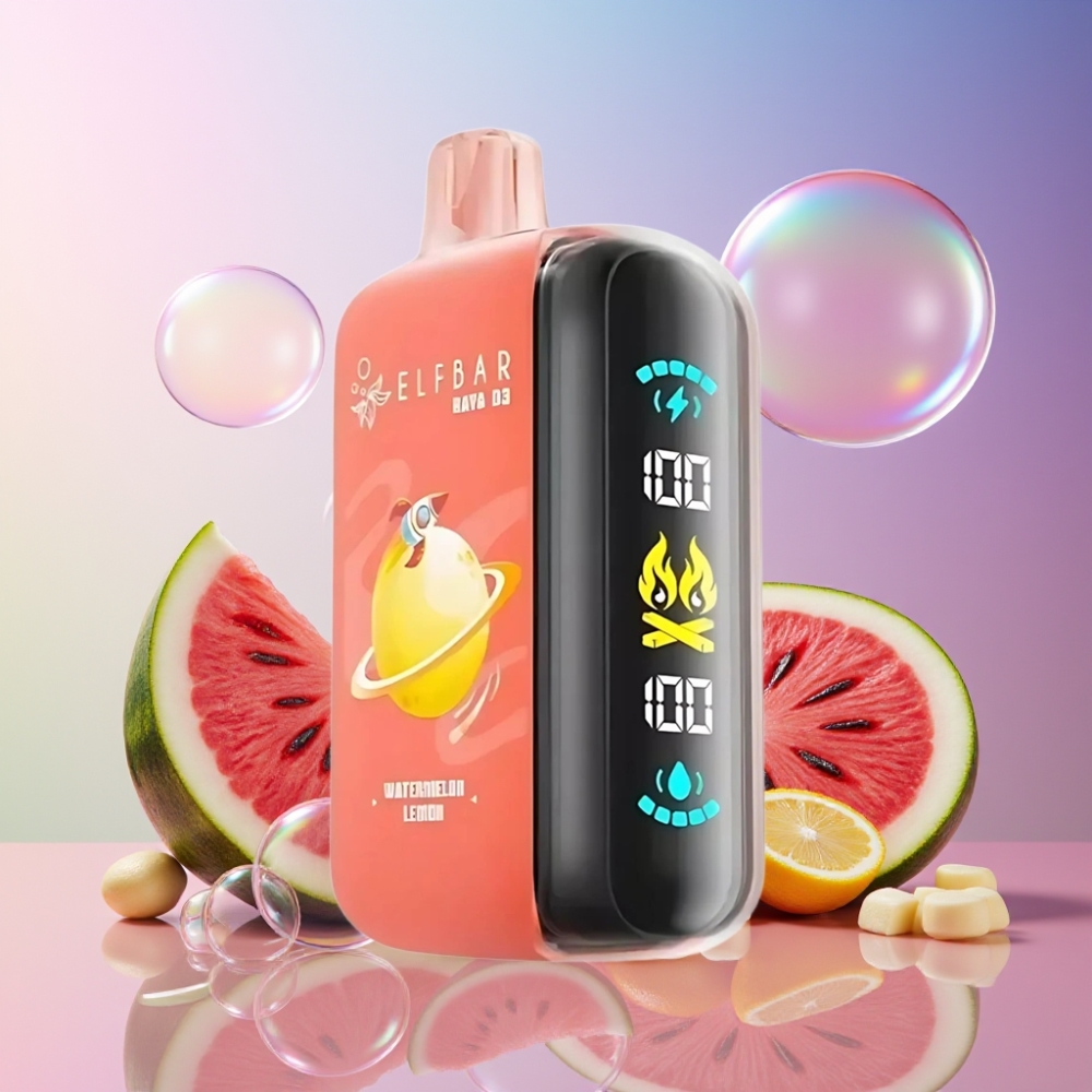 ELF BAR RAYA D3 25000 Puffs Einweg-Vape Wassermelone Zitrone, 23ml, 5%, 850mAh, Schweiz großhandel
