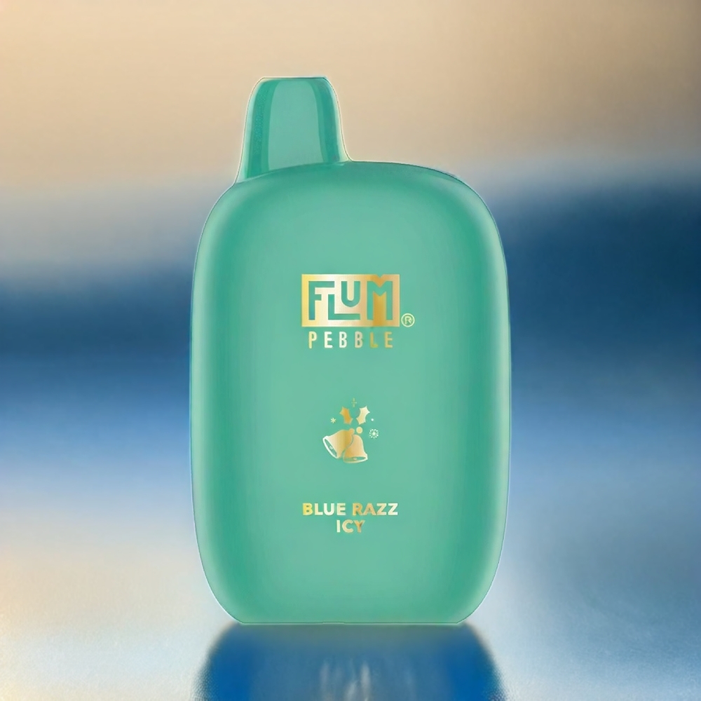 Flum Pebble 6000 Blue Razz Icy Schweiz Großhandel – 6000 Puffs, 10ml, 5% Nikotin, 500mAh, Mesh Coil, Typ-C Ladung