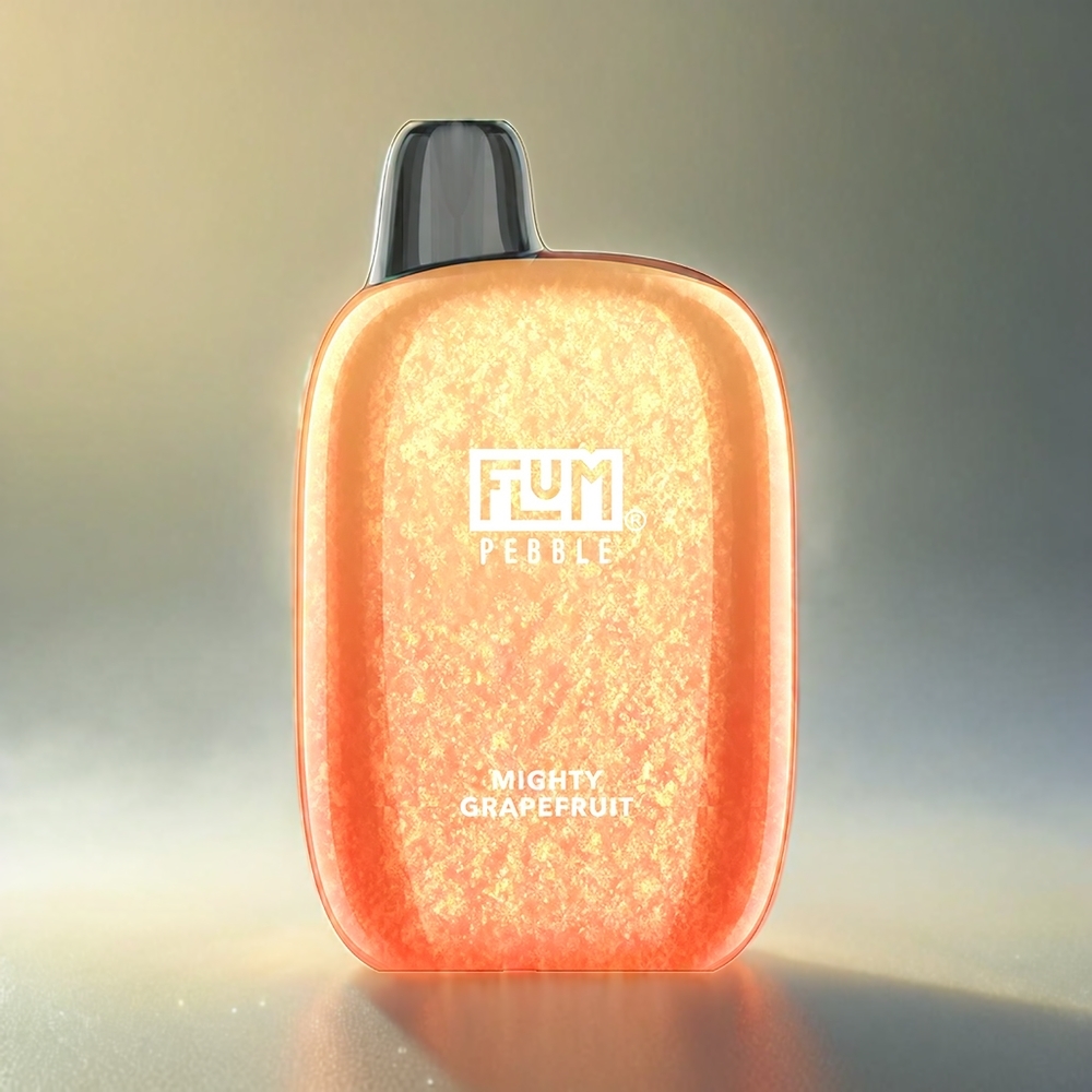 Flum Pebble 6000 Mächtige Grapefruit Schweiz Großhandel – 6000 Züge, 10ml, 5% Nikotin, 500mAh, Mesh Coil