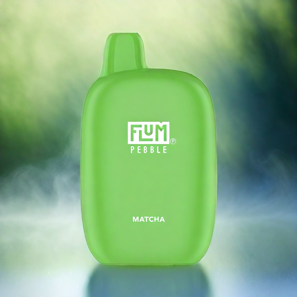 Flum Pebble 6000 Matcha Schweiz Großhandel – 6000 Züge, 10ml, 5% Nikotin, 500mAh