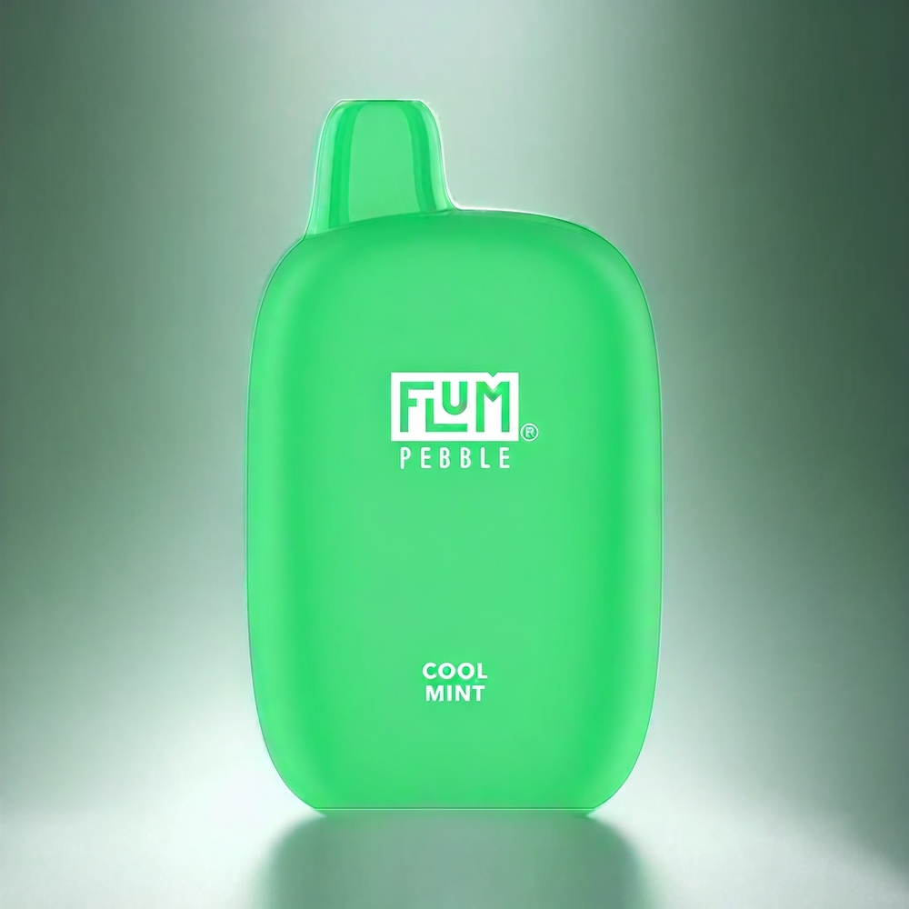 Flum Pebble 6000 Schweiz Großhandel – 10ml E-Liquid, 5% Nikotin, 500mAh Akku, Mesh Coil, Cool Mint