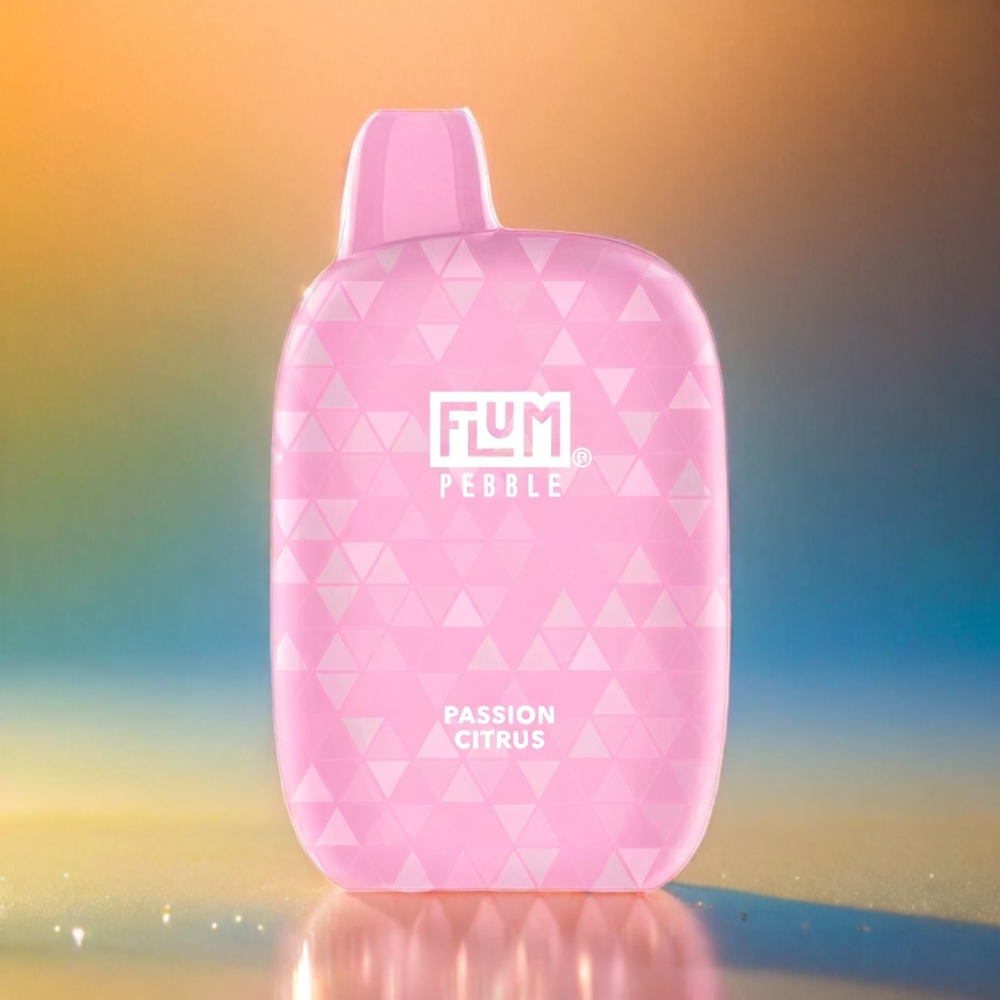 Flum Pebble 6000 Schweiz Großhandel – 10ml E-Liquid, 5% Nikotin, 500mAh, Type-C Ladegerät, Passion Citrus Geschmack