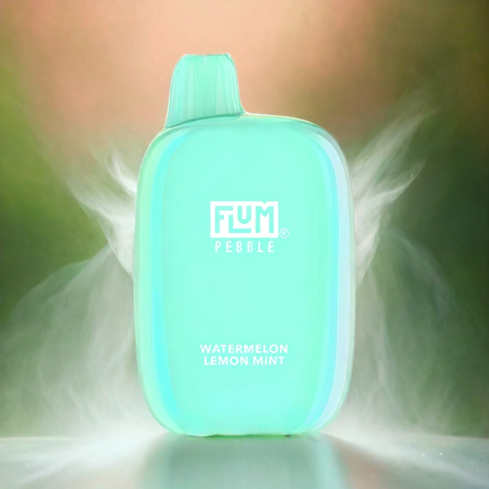 Flum Pebble 6000 Schweiz Großhandel – Wassermelone Zitrone Minze, 10ml, 5% Nikotin, 500mAh