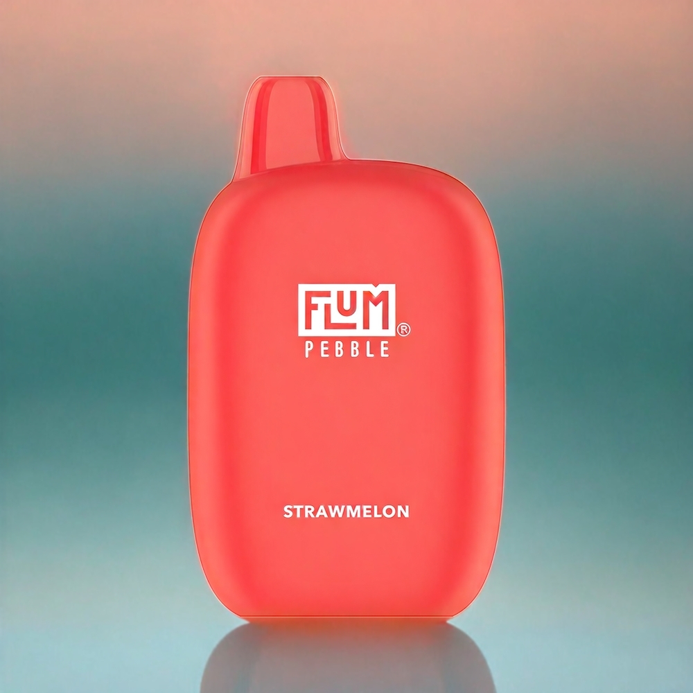 Flum Pebble 6000 Strawmelon Erdbeer-Wassermelone Schweiz Großhandel 6000 Puffs 10ml 5% Mesh Coil