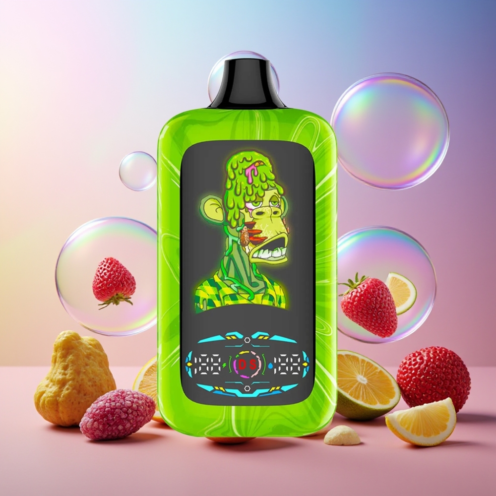 Fumot Digital Monkey Einweg-Vape 40000 Puffs, Dual Engine Mode, Dual Mesh Coil, Tropischer Regenbogen Blitz - Schweiz großhandel