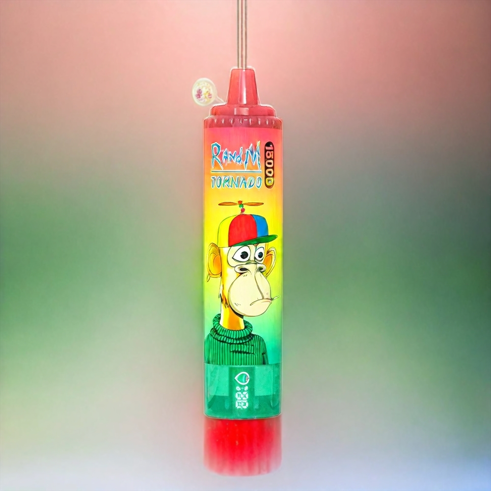 Fumot RandM Tornado 15000 Puffs Erdbeere-Kiwi Schweiz Großhandel 25ml 850mAh Mesh Coil