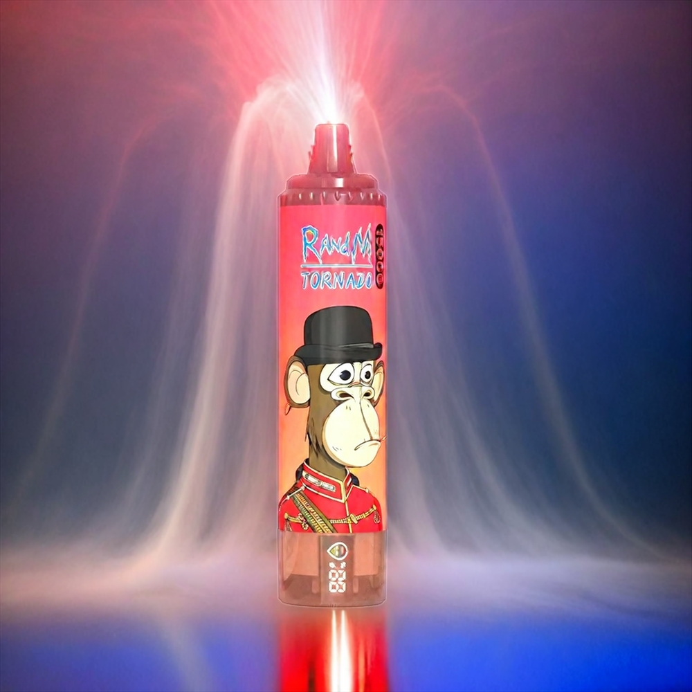 Fumot RandM Tornado 15000 Puffs LCD 25ml 850mAh Mesh Coil Schweiz Großhandel Red Energy Ice