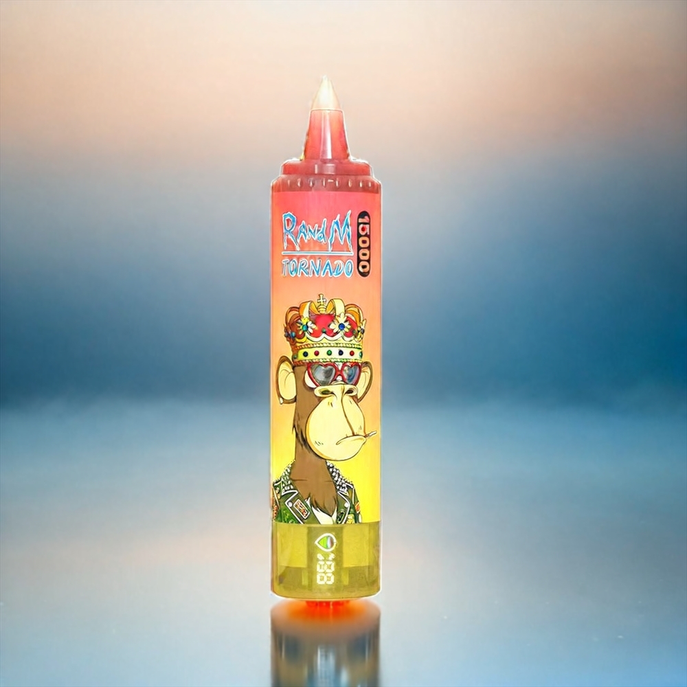 Fumot RandM Tornado 15000 Puffs Pfirsich Eis Schweiz Großhandel 25ml 850mAh Mesh Coil