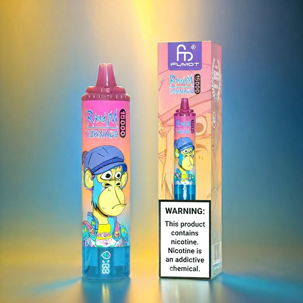 Fumot RandM Tornado 15000 Puffs Zitronenlimonade Schweiz Großhandel 25ml 850mAh Mesh Coil