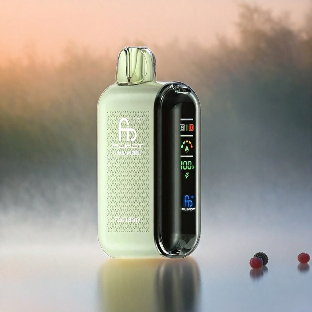 Fumot Tornado 20000 Puffs Dual Mesh Coil 20ml 850mAh Schweiz Großhandel Peach Berry (Pfirsich Beere)