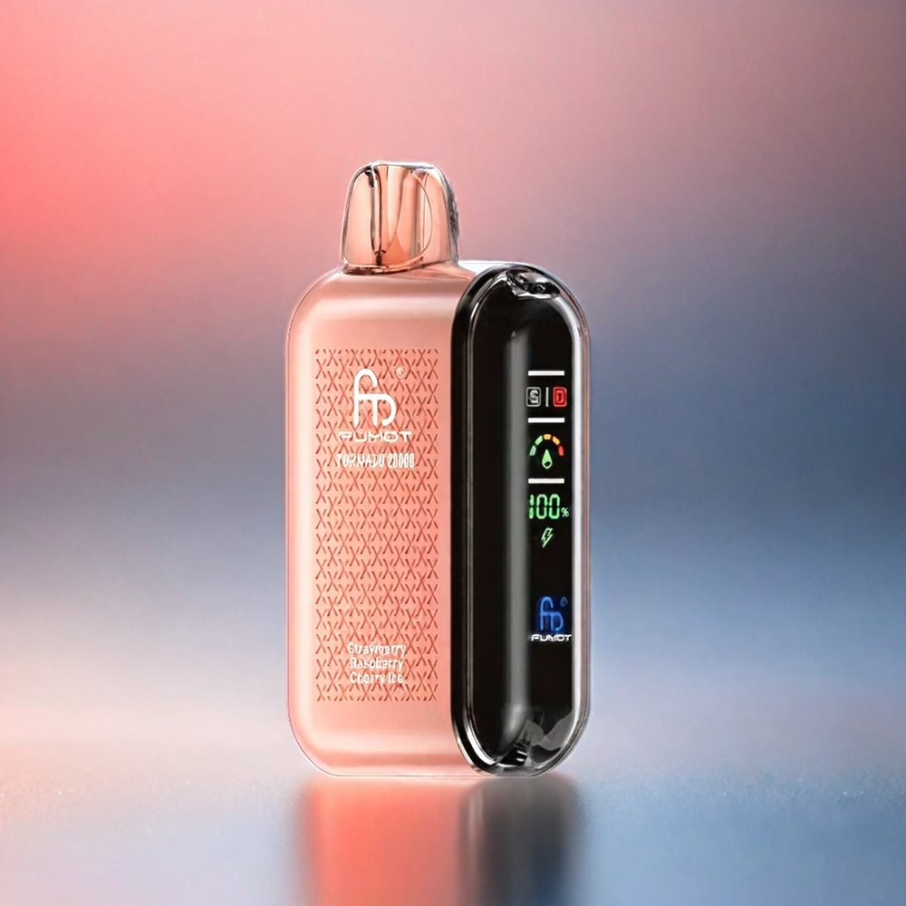 Fumot Tornado 20000 Puffs Dual Mesh Coil 20ml 850mAh Strawberry Raspberry Cherry Ice Schweiz großhandel