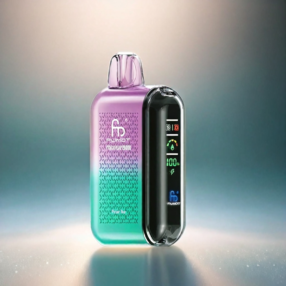 Fumot Tornado 20000 Puffs Dual Mesh Coil 20ml E-Liquid 850mAh Schweiz Großhandel Pear Ice