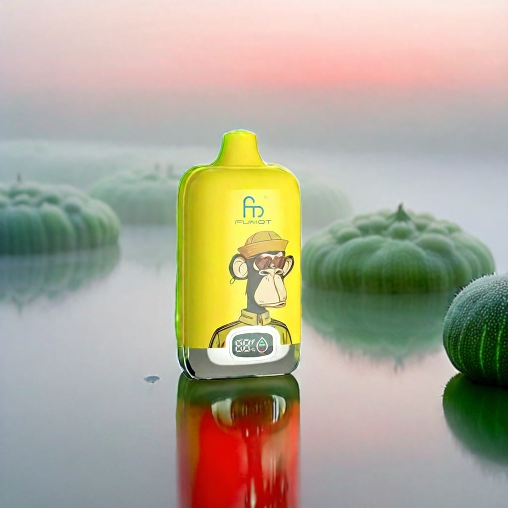 Fumot Tornado Digital Box 12000 Puffs Erdbeer Wassermelone 20ml 550mAh Mesh Coil Schweiz Großhandel