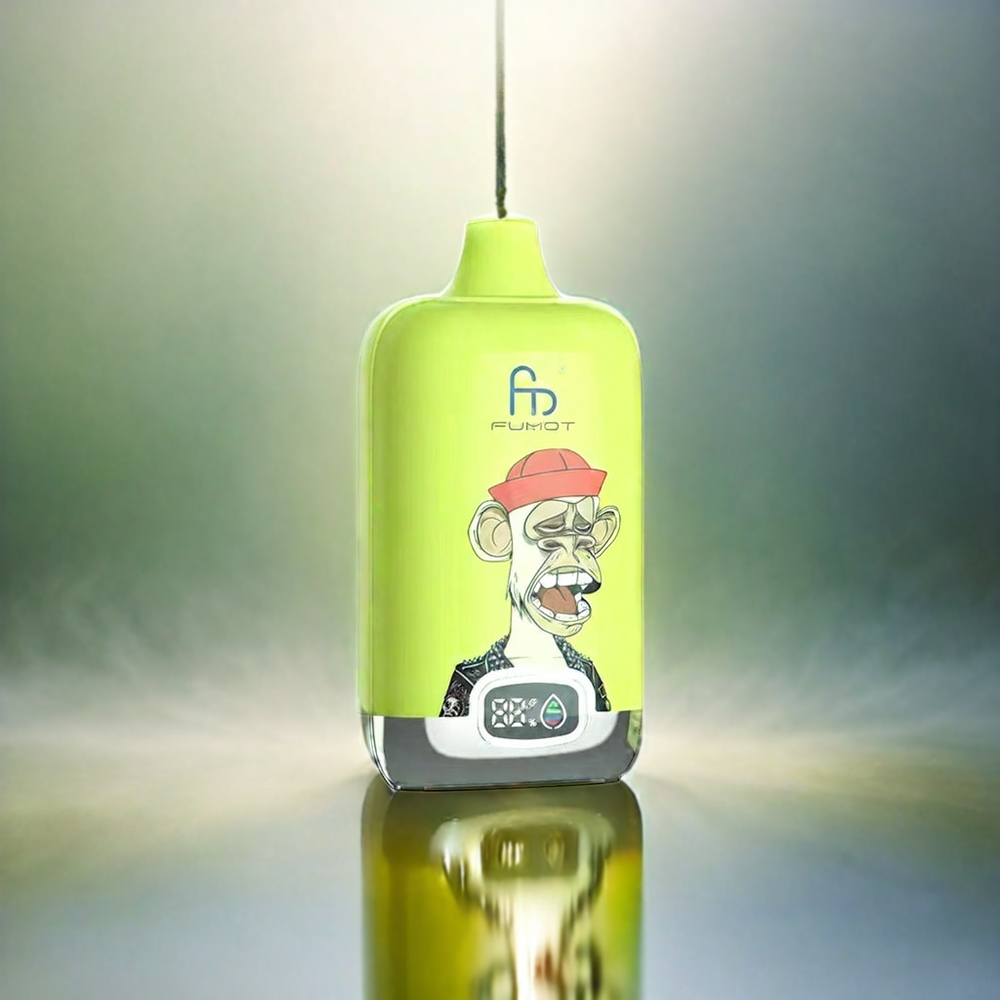 Fumot Tornado Digital Box 12000 Puffs Erdbeere Kiwi Schweiz großhandel mit 20ml E-Liquid & 550mAh Akku