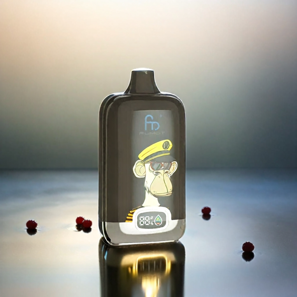 Fumot Tornado Digital Box 12000 Puffs Mischbeeren Vape Schweiz Großhandel mit 20ml E-Liquid & 550mAh Akku