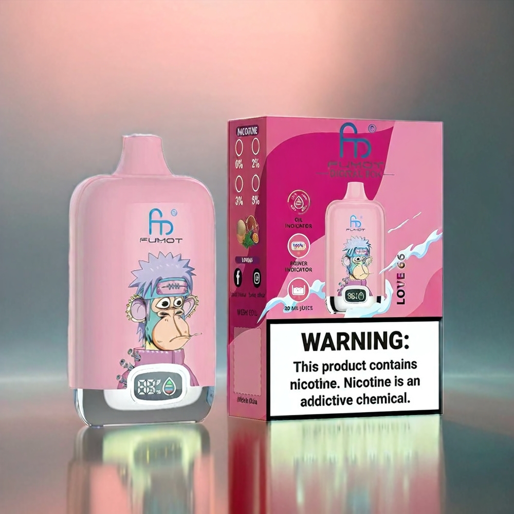 Fumot Tornado Digital Box 12000 Puffs Schweiz Großhandel – 20ml E-Liquid, 550mAh, Typ-C Ladung, 0-5% Nikotin