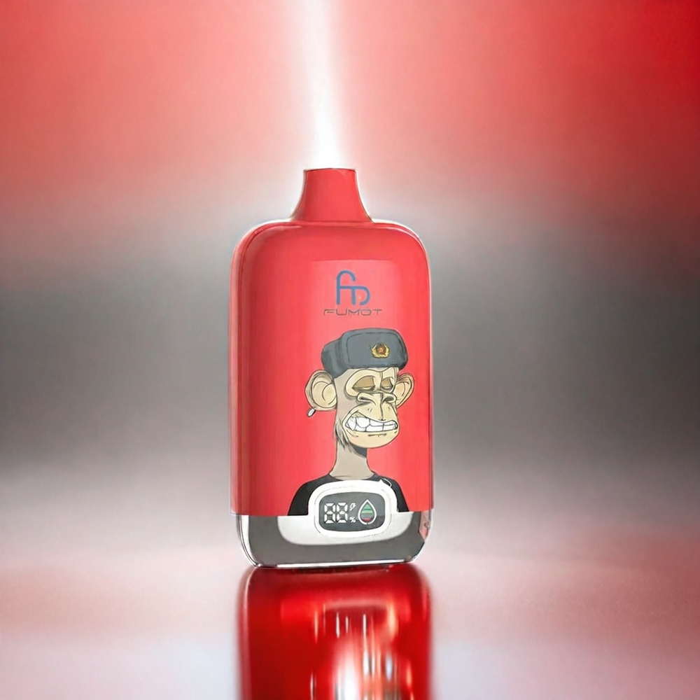 Fumot Tornado Digital Box 12000 Puffs Vape Erdbeer Red Bull 20ml 550mAh Typ-C Schweiz großhandel