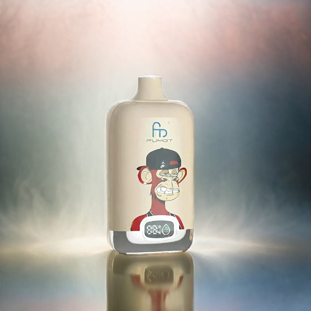 Fumot Tornado Digital Box 12000 Puffs Vape Kirschbeere Schweiz Großhandel, 20ml E-Liquid, Typ-C Ladung, 12000 Züge