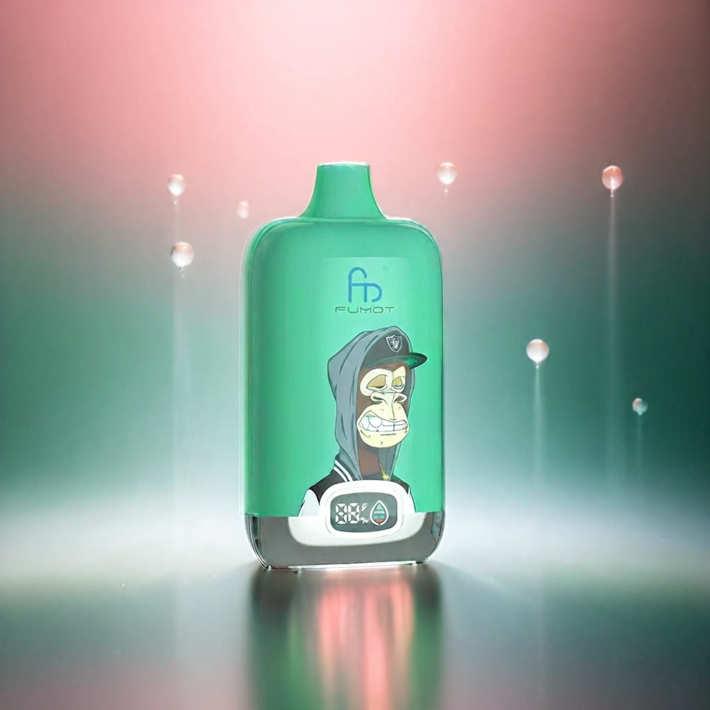 Fumot Tornado Digital Box 12000 Puffs Wassermelonene Kaugummi Schweiz Großhandel – 20ml E-Liquid, 550mAh, Typ-C-Ladung